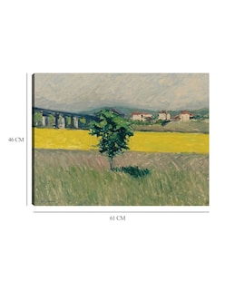 Foto 6 | Foto 6 | Cuadro Decorativo - Pradera Del Pont D'argenteuil- Gustave Caillebotte - Religión - 46x61 - Impresión En Lienzo - Fine Art Tj