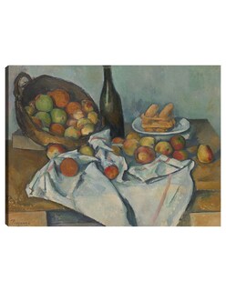Foto 1 | Foto 1 | Cuadro Decorativo - La Canasta De Manzanas- Paul Cezanne - Religión - 28x36 - Impresión En Lienzo - Fine Art Tj