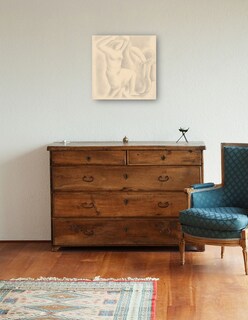 Foto 3 | Foto 3 | Cuadro Decorativo - La Mañana (1929)- Mikuláš Galanda - Fotografía - 89x89 - Impresión En Lienzo - Fine Art Tj
