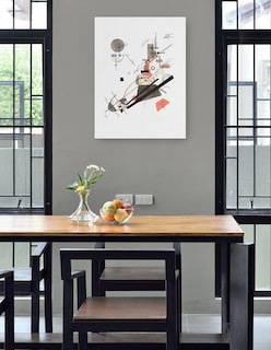 Foto 4 | Foto 4 | Cuadro Decorativo - Fröhlicher Aufstieg (1923)- Wassily Kandinsky - Abstracto - 77x102 - Impresión En Lienzo - Fine Art Tj