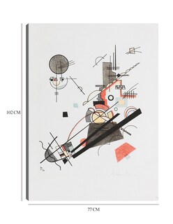 Foto 6 | Foto 6 | Cuadro Decorativo - Fröhlicher Aufstieg (1923)- Wassily Kandinsky - Abstracto - 77x102 - Impresión En Lienzo - Fine Art Tj