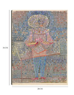 Foto 6 | Foto 6 | Cuadro Decorativo - Niño Disfrazado (1931)- Paul Klee - Humor - 28x36 - Impresión En Lienzo - Fine Art Tj