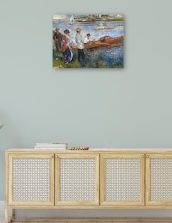 Foto 4 | Foto 4 | Cuadro Decorativo - Remeros En Chatou (1879)- Pierre-auguste Renoir - Religión - 28x36 - Impresión En Lienzo - Fine Art Tj