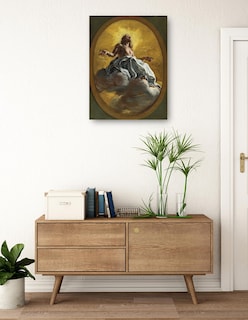 Foto 3 | Foto 3 | Cuadro Decorativo - Cristo En Gloria- Giovanni Battista Gauli - Religión - 69x92 - Impresión En Lienzo - Fine Art Tj