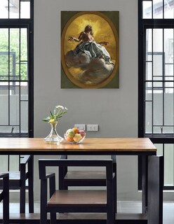 Foto 4 | Foto 4 | Cuadro Decorativo - Cristo En Gloria- Giovanni Battista Gauli - Religión - 69x92 - Impresión En Lienzo - Fine Art Tj