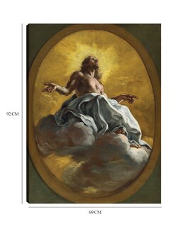 Foto 6 | Foto 6 | Cuadro Decorativo - Cristo En Gloria- Giovanni Battista Gauli - Religión - 69x92 - Impresión En Lienzo - Fine Art Tj
