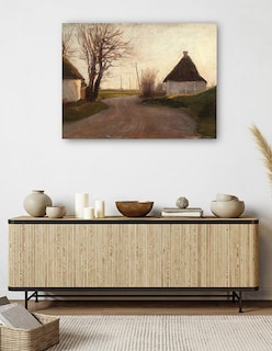 Foto 5 | Foto 5 | Cuadro Decorativo - Paisaje (antes De 1902)- Laurits Andersen Ring - Religión - 69x92 - Impresión En Lienzo - Fine Art Tj