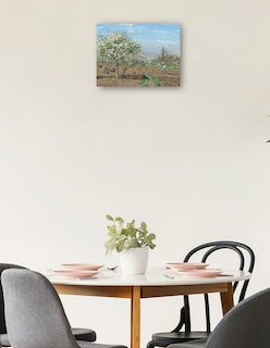 Foto 2 | Foto 2 | Cuadro Decorativo - Huerto En Flor Louveciennes- Camille Pissarro - Religión - 28x36 - Impresión En Lienzo - Fine Art Tj