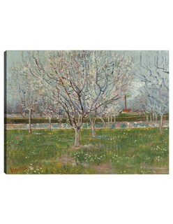 Foto 1 | Foto 1 | Cuadro Decorativo - Huerto En Flor (ciruelos)- Vincent Van Gogh - Paisaje - 107x143 - Impresión En Lienzo - Fine Art Tj