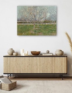 Foto 5 | Foto 5 | Cuadro Decorativo - Huerto En Flor (ciruelos)- Vincent Van Gogh - Paisaje - 107x143 - Impresión En Lienzo - Fine Art Tj