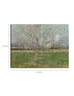 Foto 6 | Foto 6 | Cuadro Decorativo - Huerto En Flor (ciruelos)- Vincent Van Gogh - Paisaje - 107x143 - Impresión En Lienzo - Fine Art Tj
