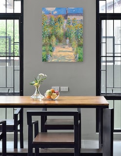Foto 4 | Foto 4 | Cuadro Decorativo - El Jardín Del Artista En Vetheuil- Claude Monet - Paisaje - 46x61 - Impresión En Lienzo - Fine Art Tj