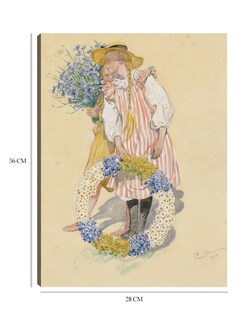 Foto 6 | Foto 6 | Cuadro Decorativo - Lisbeth Y Brita (1902)- Carl Larsson - Fotografía - 28x36 - Impresión En Lienzo - Fine Art Tj