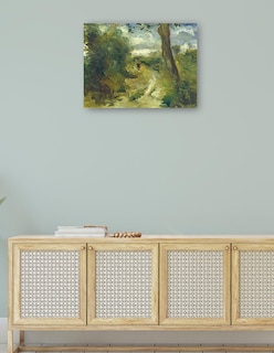 Foto 4 | Foto 4 | Cuadro Decorativo - Paisaje Entre Tormentas- Pierre-auguste Renoir - Religión - 46x61 - Impresión En Lienzo - Fine Art Tj