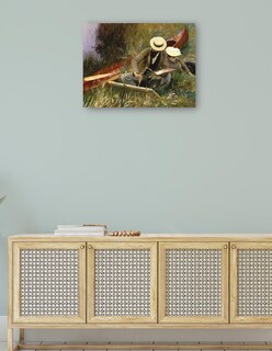 Foto 4 | Foto 4 | Cuadro Decorativo - Un Estudio Al Aire Libre- John Singer Sargent - Fotografía - 46x61 - Impresión En Lienzo - Fine Art Tj