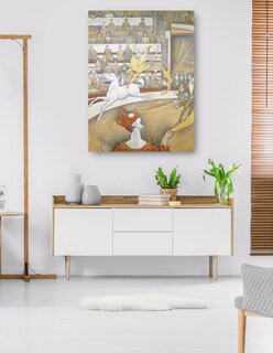 Foto 5 | Foto 5 | Cuadro Decorativo - El Circo- Georges Seurat - Fotografía - 69x92 - Impresión En Lienzo - Fine Art Tj