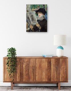 Foto 2 | Foto 2 | Cuadro Decorativo - Mujer Leyendo- Edouard Manet - Fotografía - 28x36 - Impresión En Lienzo - Fine Art Tj