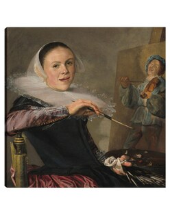 Foto 1 | Foto 1 | Cuadro Decorativo - Autorretrato C. 1630- Judith Leyster - Fotografía - 31x31 - Impresión En Lienzo - Fine Art Tj