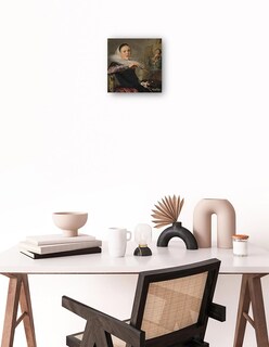 Foto 2 | Foto 2 | Cuadro Decorativo - Autorretrato C. 1630- Judith Leyster - Fotografía - 31x31 - Impresión En Lienzo - Fine Art Tj