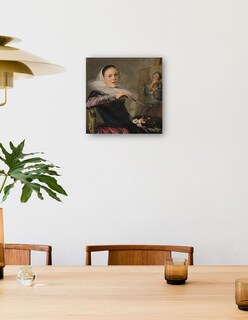 Foto 4 | Foto 4 | Cuadro Decorativo - Autorretrato C. 1630- Judith Leyster - Fotografía - 31x31 - Impresión En Lienzo - Fine Art Tj