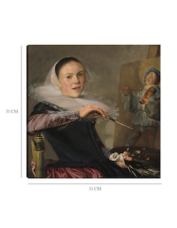 Foto 6 | Foto 6 | Cuadro Decorativo - Autorretrato C. 1630- Judith Leyster - Fotografía - 31x31 - Impresión En Lienzo - Fine Art Tj