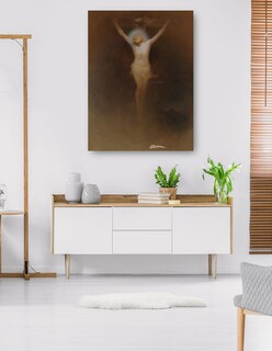 Foto 5 | Foto 5 | Cuadro Decorativo - Cristo En La Cruz (1891)- Karl Wilhelm Diefenbach - Religión - 69x92 - Impresión En Lienzo - Fine Art Tj