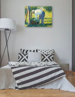 Foto 3 | Foto 3 | Cuadro Decorativo - El Jardinero (1882-1883)- Georges Seurat - Fotografía - 28x36 - Impresión En Lienzo - Fine Art Tj