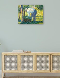 Foto 4 | Foto 4 | Cuadro Decorativo - El Jardinero (1882-1883)- Georges Seurat - Fotografía - 28x36 - Impresión En Lienzo - Fine Art Tj
