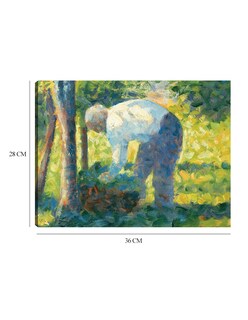 Foto 6 | Foto 6 | Cuadro Decorativo - El Jardinero (1882-1883)- Georges Seurat - Fotografía - 28x36 - Impresión En Lienzo - Fine Art Tj