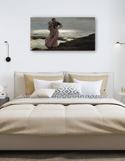 Foto 5 | Foto 5 | Cuadro Decorativo - Una Luz En El Mar (1897)- Winslow Homer - Fotografía - 54x102 - Impresión En Lienzo - Fine Art Tj