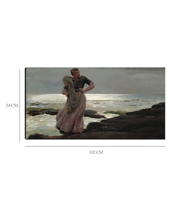 Foto 6 | Foto 6 | Cuadro Decorativo - Una Luz En El Mar (1897)- Winslow Homer - Fotografía - 54x102 - Impresión En Lienzo - Fine Art Tj