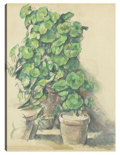 Foto 1 | Foto 1 | Cuadro Decorativo - Geranios (1888-1890)- Paul Cézanne - Floral - 28x36 - Impresión En Lienzo - Fine Art Tj