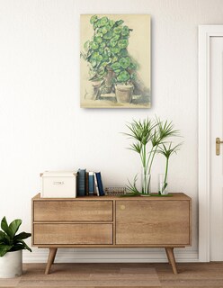 Foto 3 | Foto 3 | Cuadro Decorativo - Geranios (1888-1890)- Paul Cézanne - Floral - 28x36 - Impresión En Lienzo - Fine Art Tj