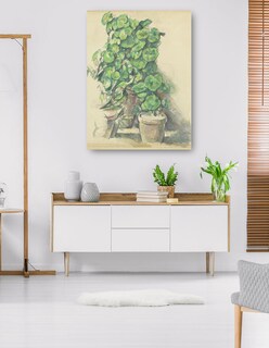 Foto 5 | Foto 5 | Cuadro Decorativo - Geranios (1888-1890)- Paul Cézanne - Floral - 28x36 - Impresión En Lienzo - Fine Art Tj