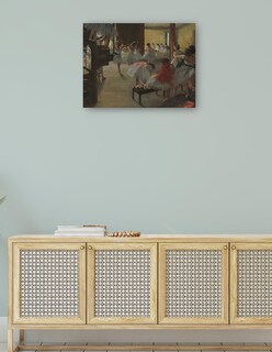 Foto 4 | Foto 4 | Cuadro Decorativo - La Clase De Baile, C. 1873- Edgar Degas - Fotografía - 69x92 - Impresión En Lienzo - Fine Art Tj