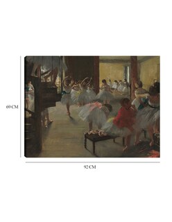 Foto 6 | Foto 6 | Cuadro Decorativo - La Clase De Baile, C. 1873- Edgar Degas - Fotografía - 69x92 - Impresión En Lienzo - Fine Art Tj