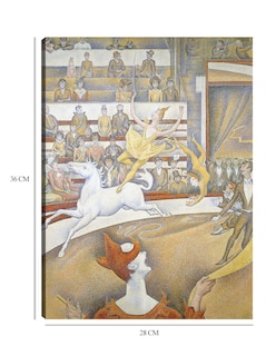 Foto 6 | Foto 6 | Cuadro Decorativo - El Circo- Georges Seurat - Fotografía - 28x36 - Impresión En Lienzo - Fine Art Tj