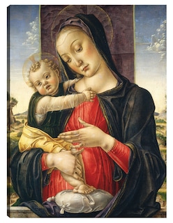 Foto 1 | Foto 1 | Cuadro Decorativo - Virgen Y El Niño, C. 1475- Bartolomeo Vivarini - Religión - 46x61 - Impresión En Lienzo - Fine Art Tj