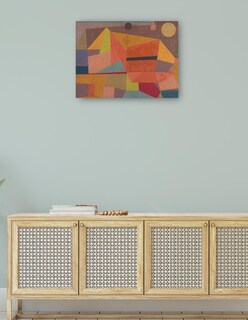 Foto 4 | Foto 4 | Cuadro Decorativo - Alegre Paisaje De Montaña (1929)- Paul Klee - Abstracto - 77x102 - Impresión En Lienzo - Fine Art Tj