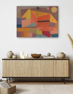 Foto 5 | Foto 5 | Cuadro Decorativo - Alegre Paisaje De Montaña (1929)- Paul Klee - Abstracto - 77x102 - Impresión En Lienzo - Fine Art Tj