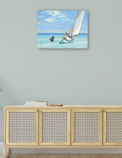 Foto 4 | Foto 4 | Cuadro Decorativo - Oleaje Del Suelo (1939)- Edward Hopper - Costa - 69x92 - Impresión En Lienzo - Fine Art Tj