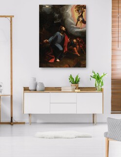 Foto 5 | Foto 5 | Cuadro Decorativo - Cristo En El Huerto De Getsemaní- Juan Sariñena - Religión - 28x36 - Impresión En Lienzo - Fine Art Tj