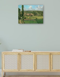 Foto 4 | Foto 4 | Cuadro Decorativo - Paisaje En Les Patis, Pontoise- Camille Pissarro - Religión - 77x102 - Impresión En Lienzo - Fine Art Tj