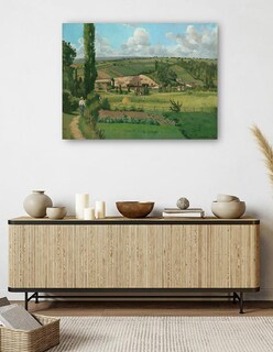 Foto 5 | Foto 5 | Cuadro Decorativo - Paisaje En Les Patis, Pontoise- Camille Pissarro - Religión - 77x102 - Impresión En Lienzo - Fine Art Tj