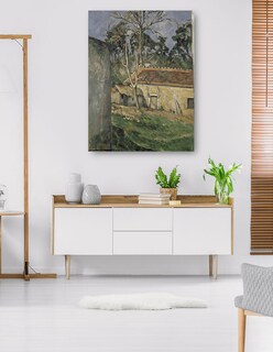 Foto 5 | Foto 5 | Cuadro Decorativo - Patio- Paul Cézanne - Paisaje - 46x61 - Impresión En Lienzo - Fine Art Tj