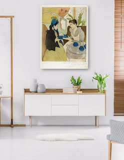 Foto 5 | Foto 5 | Cuadro Decorativo - Fiesta Del Té De La Tarde (1890-1891)- Mary Cassatt - Fotografía - 69x92 - Impresión En Lienzo - Fine Art Tj