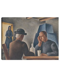 Foto 1 | Foto 1 | Cuadro Decorativo - En Una Posada (1927)- Mikuláš Galanda - Fotografía - 46x61 - Impresión En Lienzo - Fine Art Tj