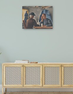 Foto 4 | Foto 4 | Cuadro Decorativo - En Una Posada (1927)- Mikuláš Galanda - Fotografía - 46x61 - Impresión En Lienzo - Fine Art Tj