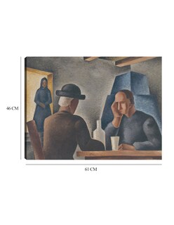 Foto 6 | Foto 6 | Cuadro Decorativo - En Una Posada (1927)- Mikuláš Galanda - Fotografía - 46x61 - Impresión En Lienzo - Fine Art Tj