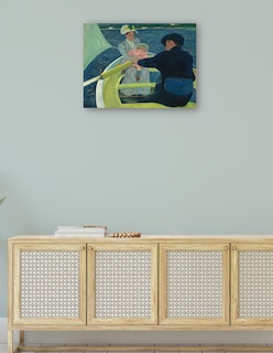 Foto 4 | Foto 4 | Cuadro Decorativo - La Fiesta Del Canotaje- Mary Cassatt - Religión - 28x36 - Impresión En Lienzo - Fine Art Tj